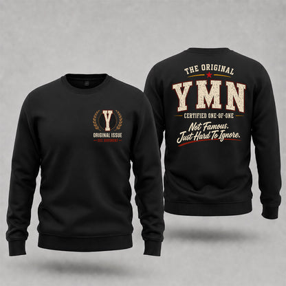 YMN W68-F2-168 – Personalized Original Issue Apparel “The Original NAME Certified One-of-One"