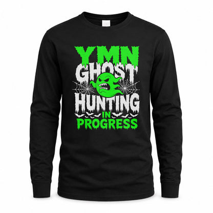 YMN HW22-K06-109 - NAME Ghost Hunting In Progress Personalized Halloween Shirt