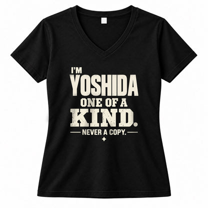 YOSHIDA P6-K4-228 Personalized Funny Quote Apparel “I’m NAME – One of a Kind, Never a Copy”