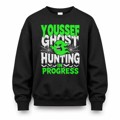 YOUSSEF HW22-K06-109 - NAME Ghost Hunting In Progress Personalized Halloween Shirt