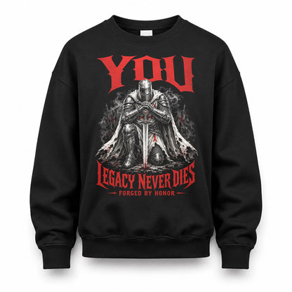 YOU HS90-K04-109 - NAME Legacy Never Dies Forged By Honor Personalized Knight