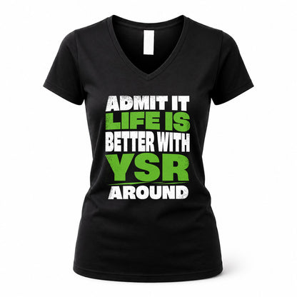 YSR HP68-K4-189 – Personalized Funny Quote Apparel “Admit It, Life Is Better With AARON Around”