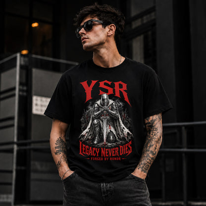YSR HS90-K04-109 - NAME Legacy Never Dies Forged By Honor Personalized Knight