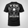 YUE P01-K24-229 – Personalized Skull Graphic Apparel “I Am NAME I May Not Be Perfect But I Am Limited Edition”