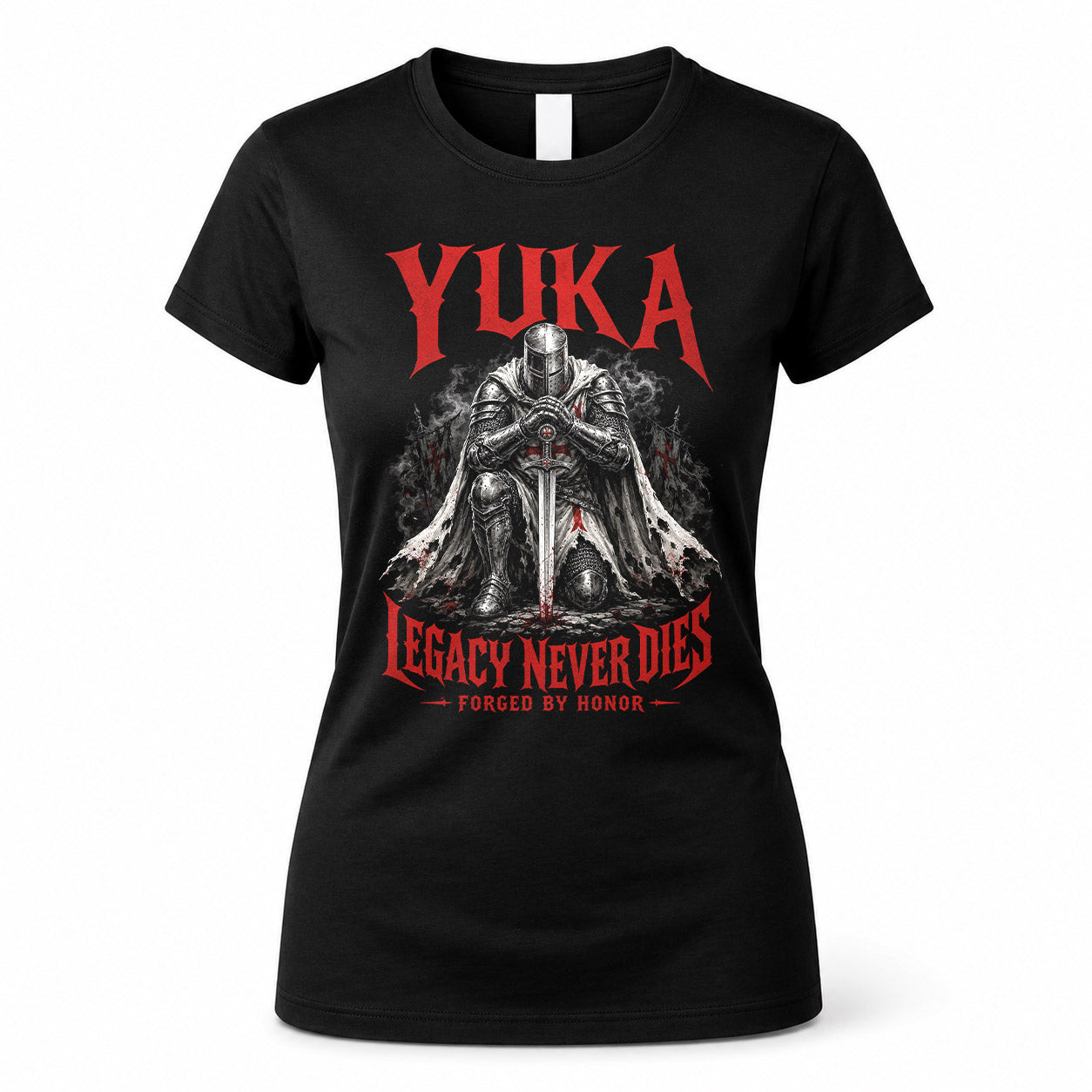 YUKA HS90-K04-109 - NAME Legacy Never Dies Forged By Honor Personalized Knight