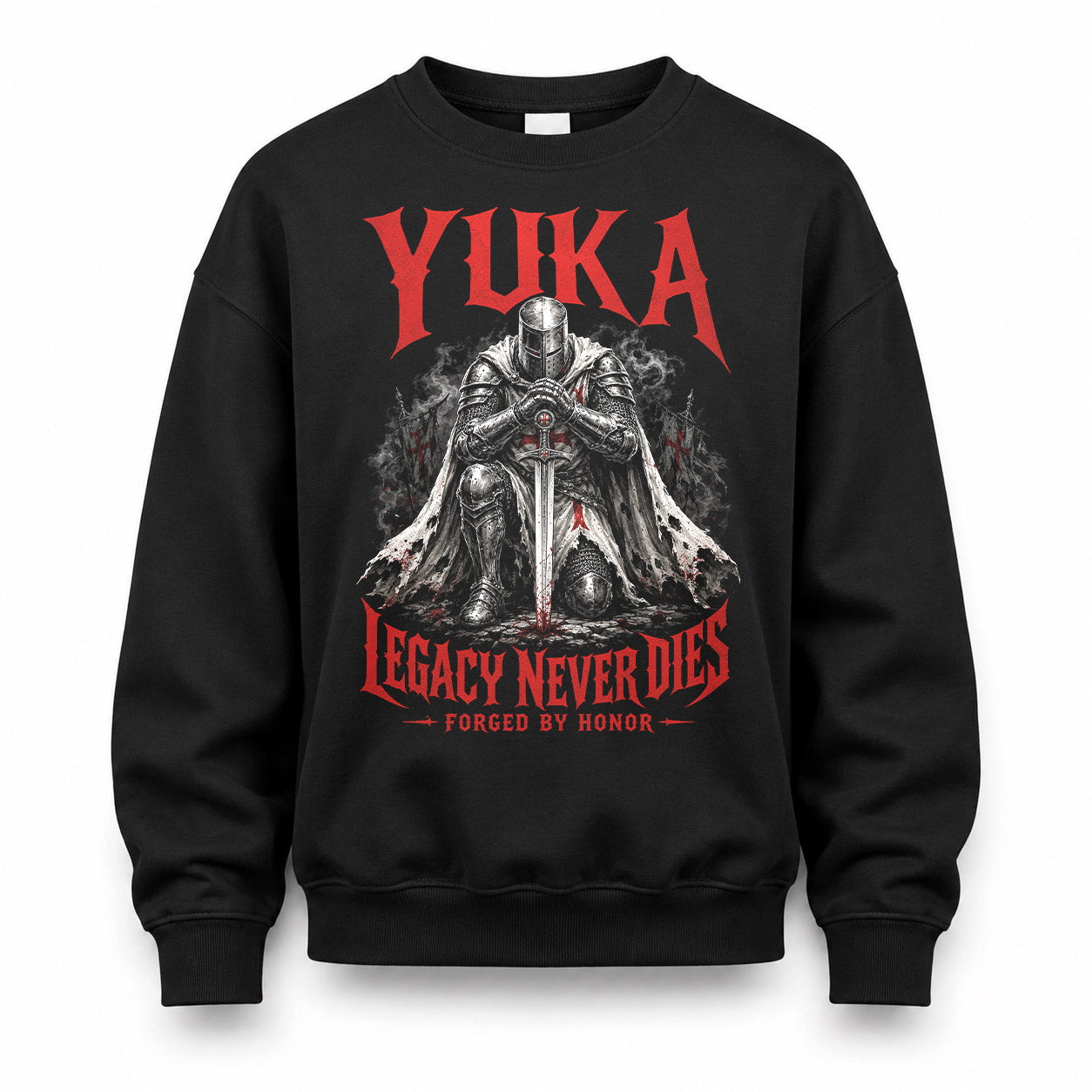 YUKA HS90-K04-109 - NAME Legacy Never Dies Forged By Honor Personalized Knight