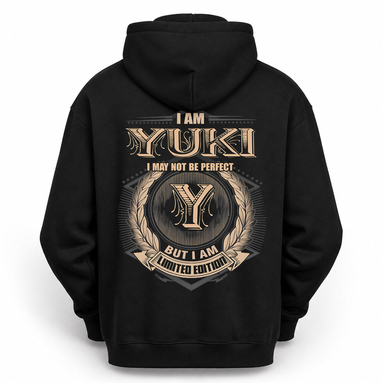 YUKI PH55-T25-Personalized Name Quote Apparel “I Am NAME May Not Be Perfect But I Am Limited Edition”
