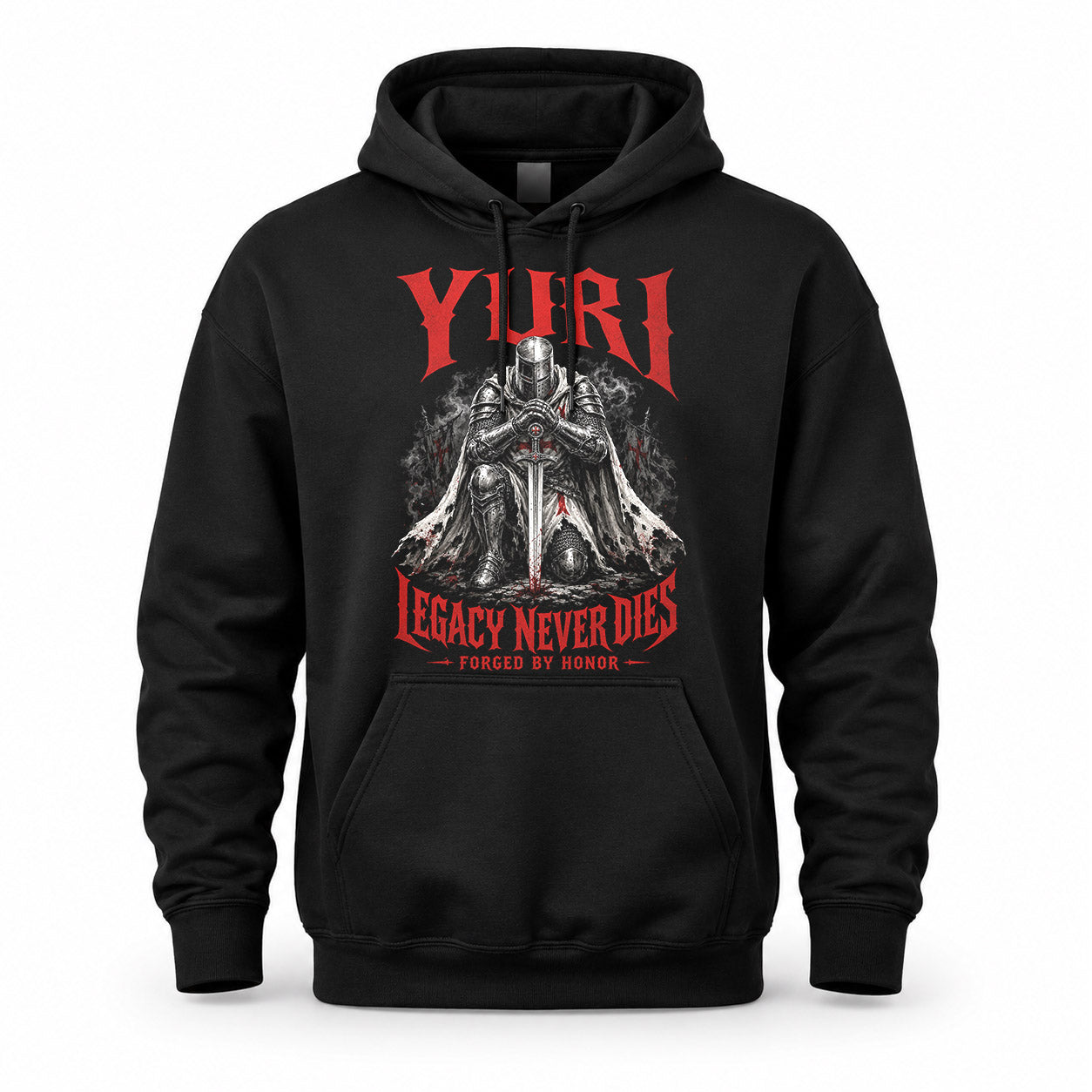 YURI HS90-K04-109 - NAME Legacy Never Dies Forged By Honor Personalized Knight