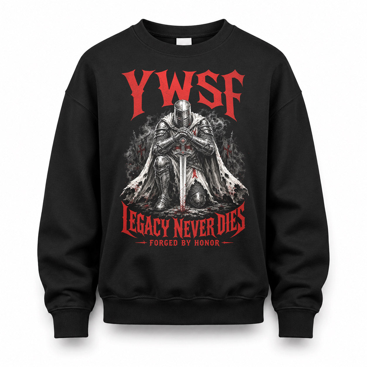 YWSF HS90-K04-109 - NAME Legacy Never Dies Forged By Honor Personalized Knight