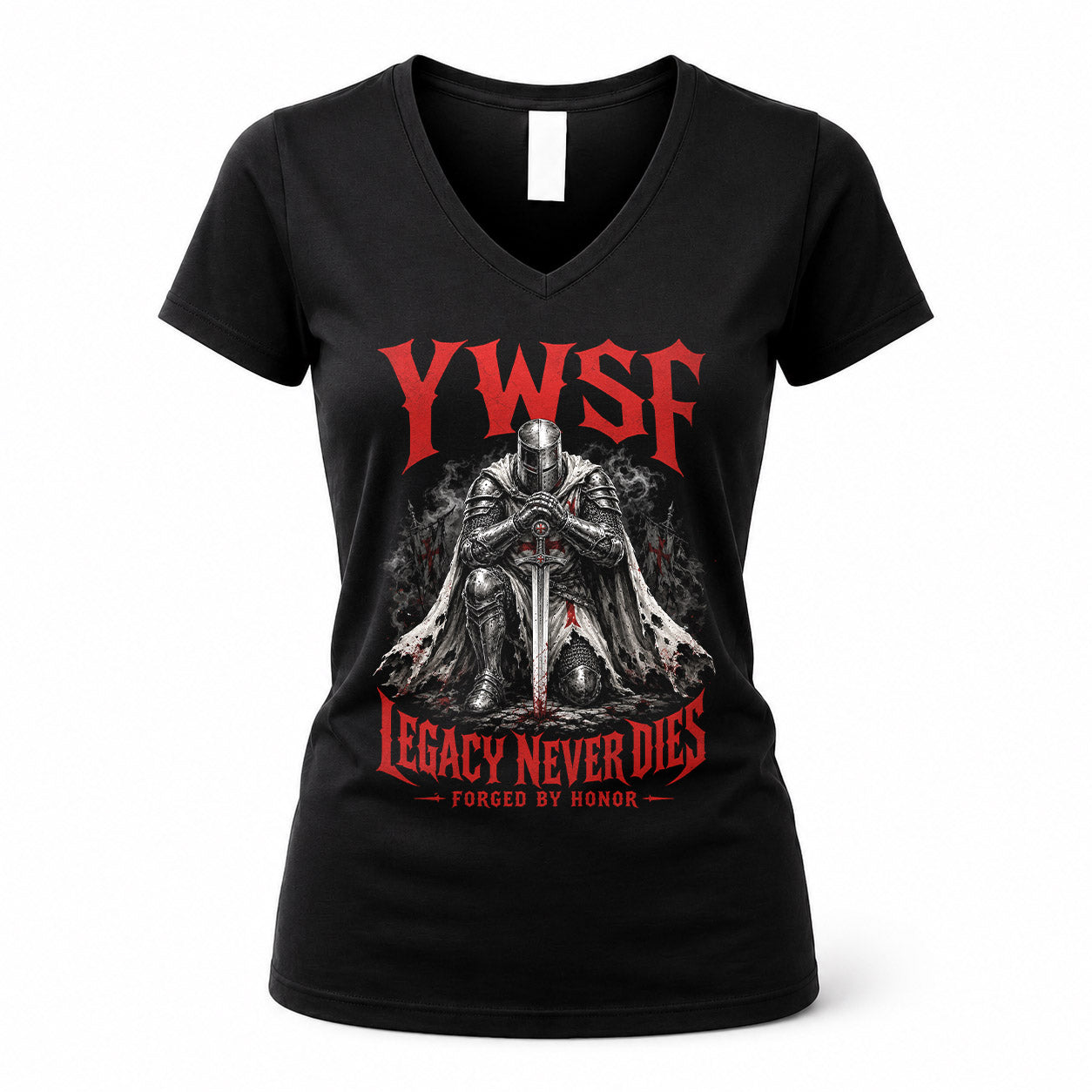 YWSF HS90-K04-109 - NAME Legacy Never Dies Forged By Honor Personalized Knight