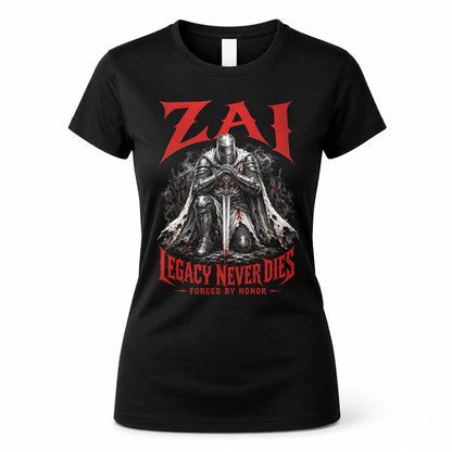 ZAI HS90-K04-109 - NAME Legacy Never Dies Forged By Honor Personalized Knight