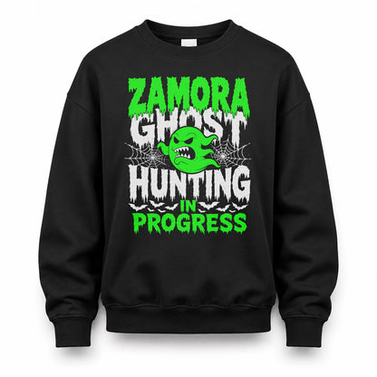 ZAMORA HW22-K06-109 - NAME Ghost Hunting In Progress Personalized Halloween Shirt