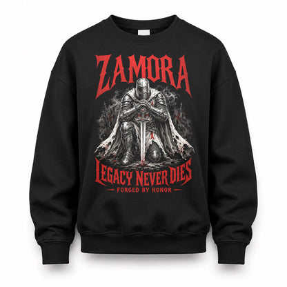 ZAMORA HS90-K04-109 - NAME Legacy Never Dies Forged By Honor Personalized Knight