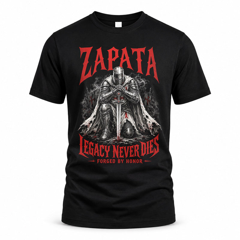 ZAPATA HS90-K04-109 - NAME Legacy Never Dies Forged By Honor Personalized Knight