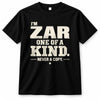 ZAR P6-K4-228 Personalized Funny Quote Apparel “I’m NAME – One of a Kind, Never a Copy”