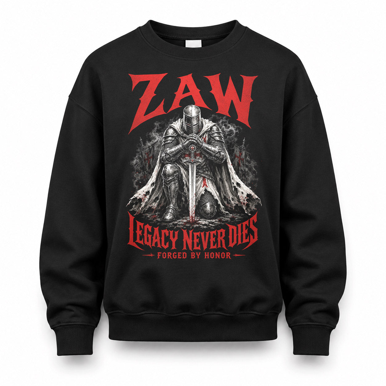 ZAW HS90-K04-109 - NAME Legacy Never Dies Forged By Honor Personalized Knight