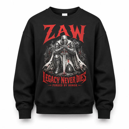 ZAW HS90-K04-109 - NAME Legacy Never Dies Forged By Honor Personalized Knight
