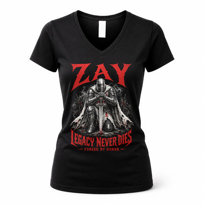 ZAY HS90-K04-109 - NAME Legacy Never Dies Forged By Honor Personalized Knight