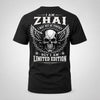 ZHAI P01-K24-229 – Personalized Skull Graphic Apparel “I Am NAME I May Not Be Perfect But I Am Limited Edition”