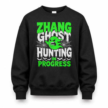 ZHANG HW22-K06-109 - NAME Ghost Hunting In Progress Personalized Halloween Shirt