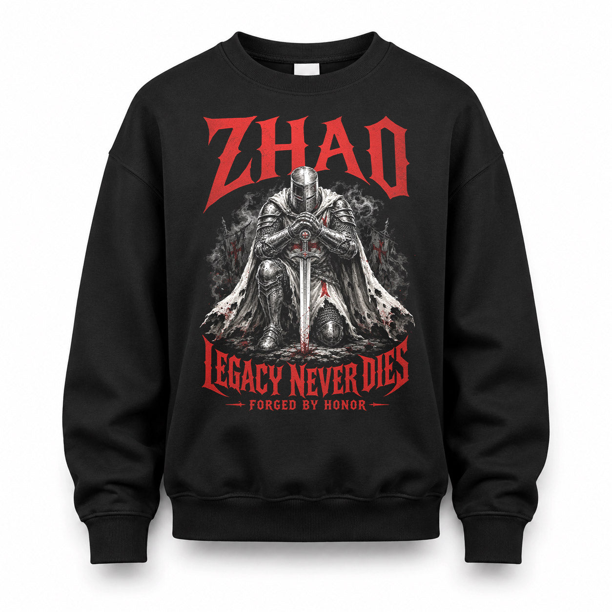 ZHAO HS90-K04-109 - NAME Legacy Never Dies Forged By Honor Personalized Knight