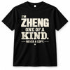 ZHENG P6-K4-228 Personalized Funny Quote Apparel “I’m NAME – One of a Kind, Never a Copy”