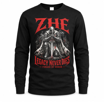 ZHE HS90-K04-109 - NAME Legacy Never Dies Forged By Honor Personalized Knight