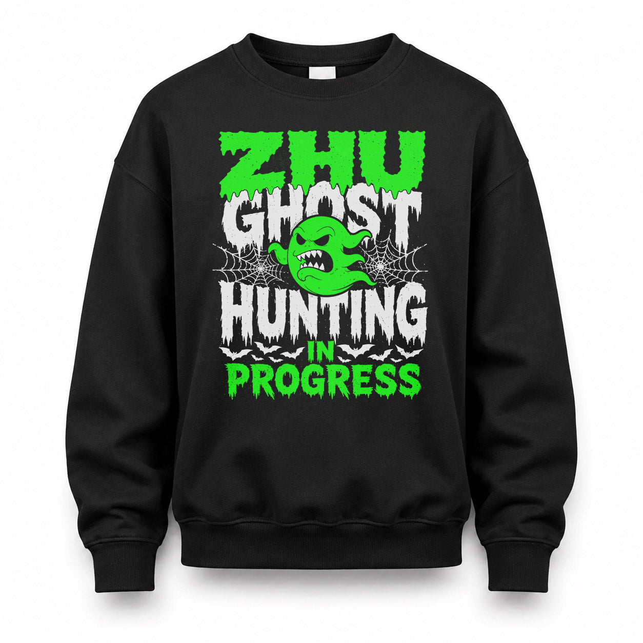 ZHU HW22-K06-109 - NAME Ghost Hunting In Progress Personalized Halloween Shirt