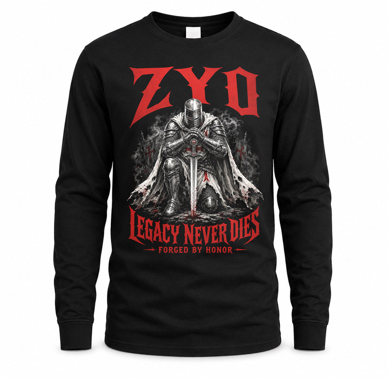 ZYD HS90-K04-109 - NAME Legacy Never Dies Forged By Honor Personalized Knight