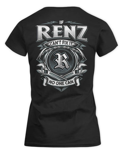 RENZ AP81-K4-626 - Personalized Ahmed Quote Apparel “If Ahmed Can't Fix It, No One Can” - Women's Standard T-Shirt - Black