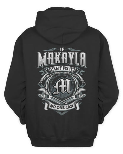 MAKAYLA AP81-K4-626 - Personalized Ahmed Quote Apparel “If Ahmed Can't Fix It, No One Can” - Unisex Hoodie - Black