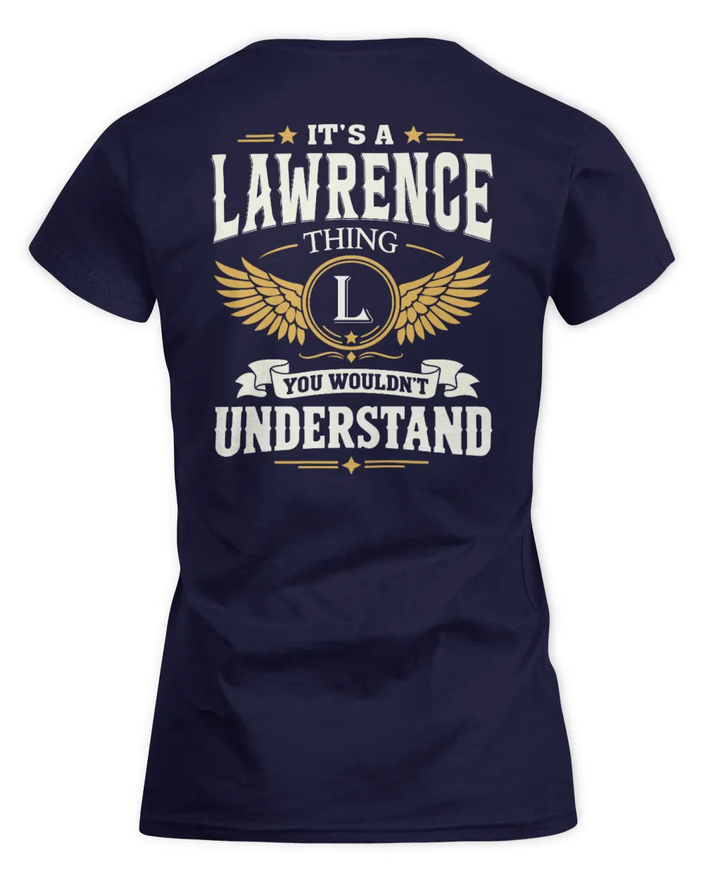 LAWRENCE KT06-M008 It’s a [NAME] Thing – You Wouldn’t Understand | Personalized Vintage T-Shirt - Women's Standard T-Shirt - Navy