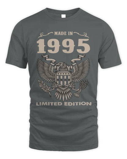 1995 HH89-K2 – Classic Birth Year Limited Edition T-Shirt - Unisex Standard T-Shirt - Charcoal