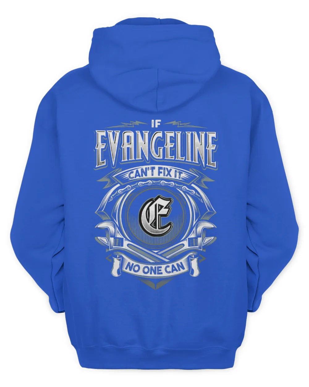 EVANGELINE AP81-K4-626 - Personalized Ahmed Quote Apparel “If Ahmed Can't Fix It, No One Can” - Unisex Hoodie - Royal