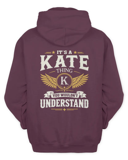 KATE KT06-M008 It’s a [NAME] Thing – You Wouldn’t Understand | Personalized Vintage T-Shirt - Unisex Hoodie - Maroon
