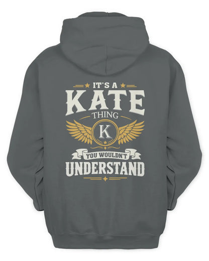 KATE KT06-M008 It’s a [NAME] Thing – You Wouldn’t Understand | Personalized Vintage T-Shirt - Unisex Hoodie - Charcoal