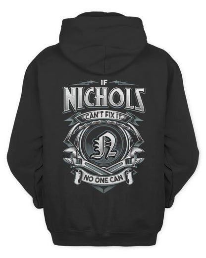 NICHOLS AP81-K4-626 - Personalized Ahmed Quote Apparel “If Ahmed Can't Fix It, No One Can” - Unisex Hoodie - Black