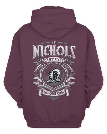 NICHOLS AP81-K4-626 - Personalized Ahmed Quote Apparel “If Ahmed Can't Fix It, No One Can” - Unisex Hoodie - Maroon