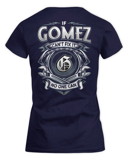 GOMEZ AP81-K4-626 - Personalized Ahmed Quote Apparel “If Ahmed Can't Fix It, No One Can” - Women's Standard T-Shirt - Navy