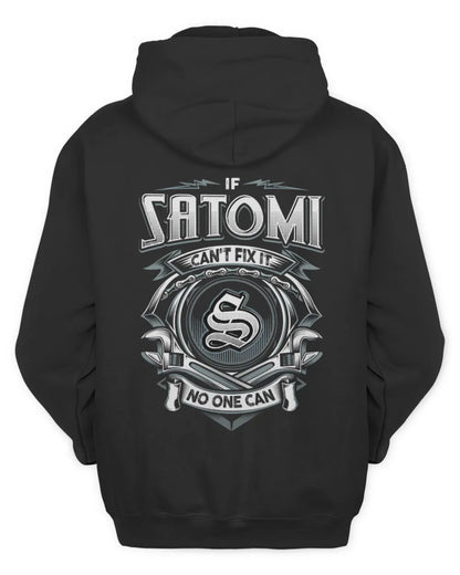 SATOMI AP81-K4-626 - Personalized Ahmed Quote Apparel “If Ahmed Can't Fix It, No One Can” - Unisex Hoodie - Black