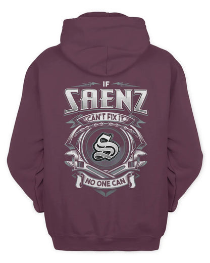 SAENZ AP81-K4-626 - Personalized Ahmed Quote Apparel “If Ahmed Can't Fix It, No One Can” - Unisex Hoodie - Maroon