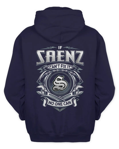SAENZ AP81-K4-626 - Personalized Ahmed Quote Apparel “If Ahmed Can't Fix It, No One Can” - Unisex Hoodie - Navy