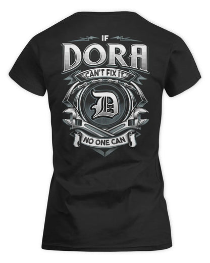 DORA AP81-K4-626 - Personalized Ahmed Quote Apparel “If Ahmed Can't Fix It, No One Can” - Women's Standard T-Shirt - Black