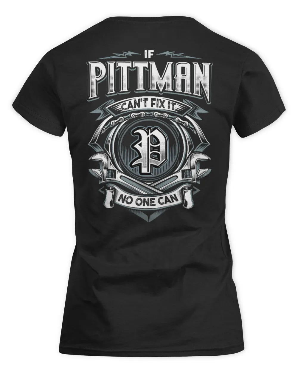 PITTMAN AP81-K4-626 - Personalized Ahmed Quote Apparel “If Ahmed Can't Fix It, No One Can” - Women's Standard T-Shirt - Black