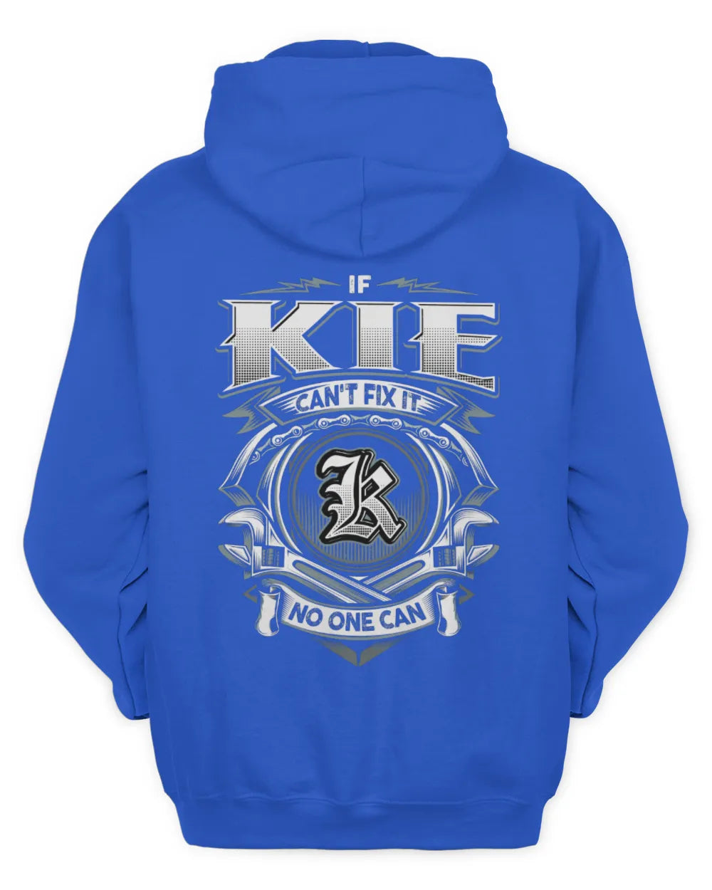 KIE AP81-K4-626 - Personalized Ahmed Quote Apparel “If Ahmed Can't Fix It, No One Can” - Unisex Hoodie - Royal