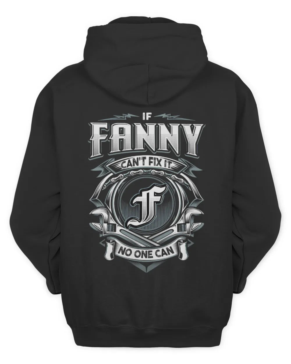 FANNY AP81-K4-626 - Personalized Ahmed Quote Apparel “If Ahmed Can't Fix It, No One Can” - Unisex Hoodie - Black