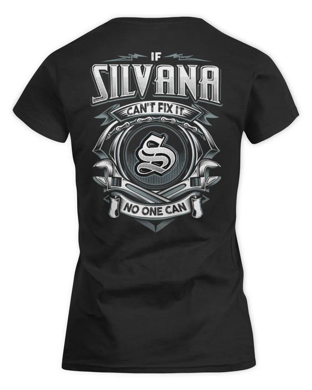 SILVANA AP81-K4-626 - Personalized Ahmed Quote Apparel “If Ahmed Can't Fix It, No One Can” - Women's Standard T-Shirt - Black