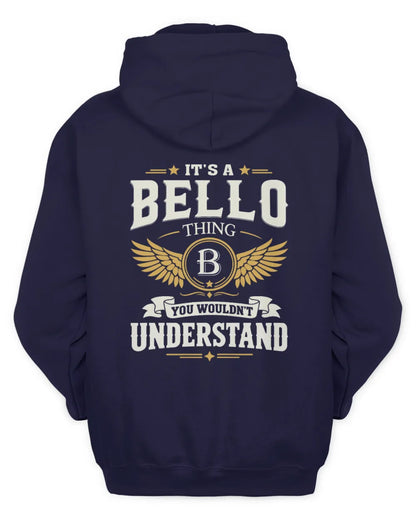 BELLO KT06-M008 It’s a [NAME] Thing – You Wouldn’t Understand | Personalized Vintage T-Shirt - Unisex Hoodie - Navy