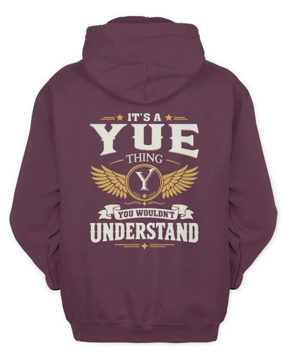 YUE KT06-M008 It’s a [NAME] Thing – You Wouldn’t Understand | Personalized Vintage T-Shirt - Unisex Hoodie - Maroon