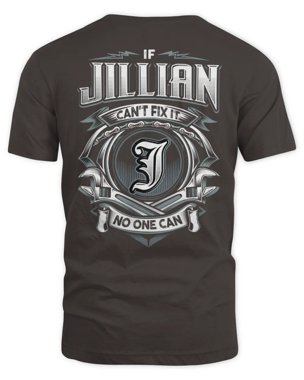 JILLIAN AP81-K4-626 - Personalized Ahmed Quote Apparel “If Ahmed Can't Fix It, No One Can” - Unisex Standard T-Shirt - Dark Chocolate